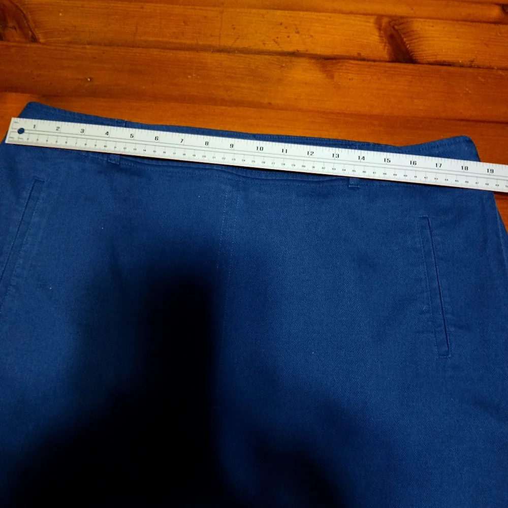 Talbots Blue‎ Pencil Skirt Knee-Length Workwear Size16WP